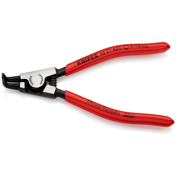 Spårringstång Knipex 46 21 A21 utvändig, böjd 19-60 mm