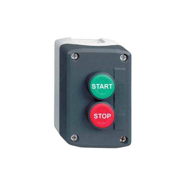 Trykknappboks Schneider Electric XALD215 Start/stop, komplett Startknapp og stoppknapp