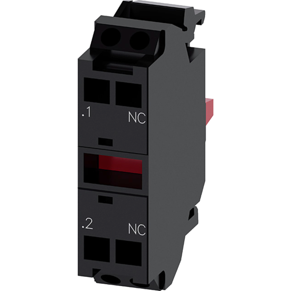 Kontaktblokk Siemens 3SU14 1NC frontfastsetting Åpen kontakt