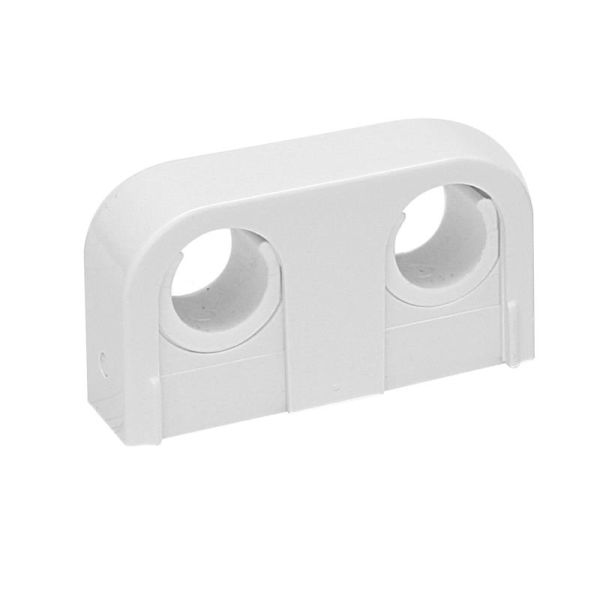 Rørbøjle Faluplast Snap 14010 Dobbelt, 18-22 mm Hvid