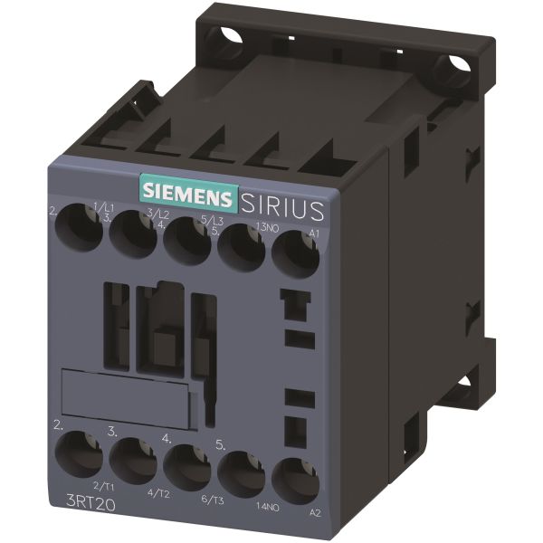 Kontaktor Siemens 3RT2015-1AP01 3 + 1 Lu, 3 kW, AC 
