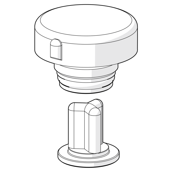 Vakuumventil Oras 438090 for vannuttak 