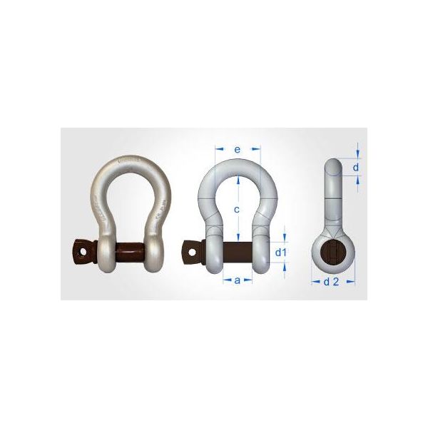 Lyrsjakkel Gunnebo A085422 skruebolt, forsinket M25/6,5T