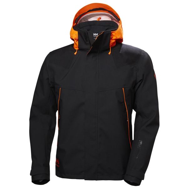 Shelljakke Helly Hansen Workwear Chelsea Evolution 71140-950 sort/orange XL