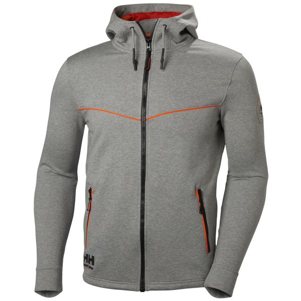Hættetrøje Helly Hansen Workwear Chelsea Evolution 79197-930 grå/orange Grå/orange Str. M