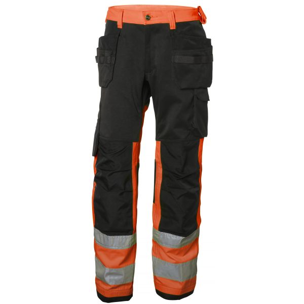 Työhousut Helly Hansen Workwear Alna 77412-269 huomioväri, oranssi/harmaa C44
