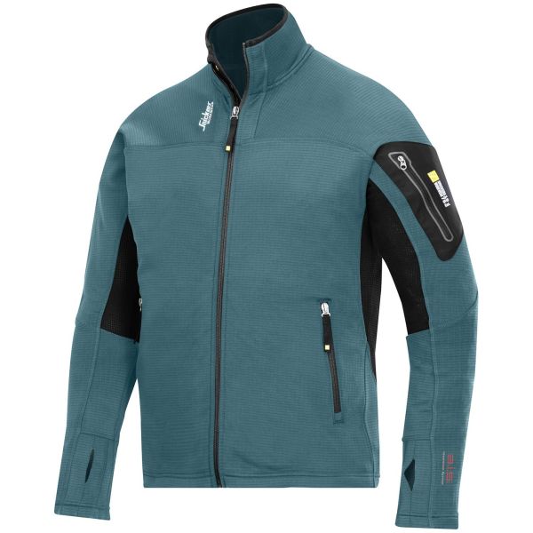 Jakke Snickers Workwear 9438 blå/svart, microfleece Blå/Svart S