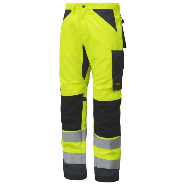 Håndværkerbukser Snickers Workwear 6331 AllroundWork Bemærk, gul Hi-Vis, gul C46