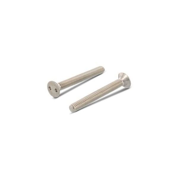 Sikkerhedsskrue Schäfer & Peters 910326  12 med to-hullers drev, forsænket hoved, M6 M6 x 12 mm, pakke med 100