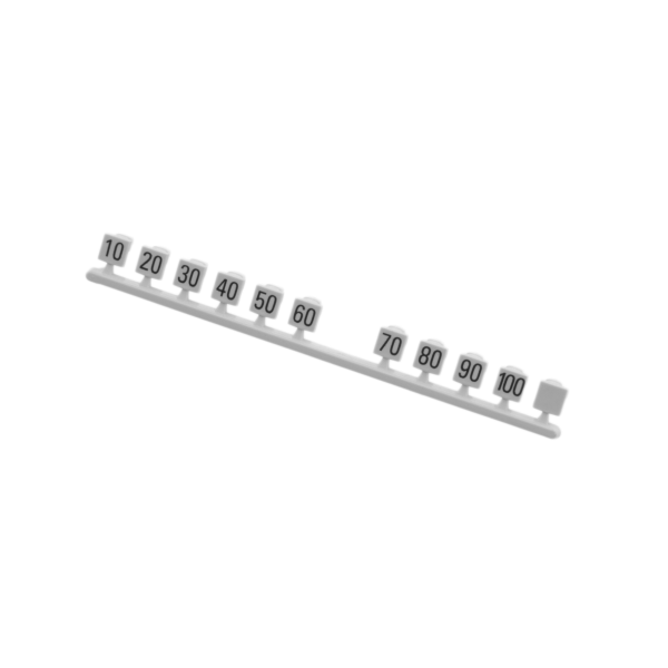 Signeringssett Krone 6810013 for Krone LSA-klemme Merket: 10-100