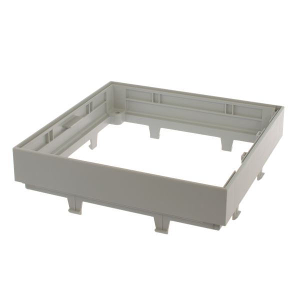 Forhøyningsramme Krone 4810001 utenpåliggende, grå 215 x 215 x 37 mm