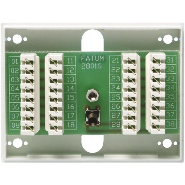 Larmbox Alarmtech Fatum Mini 16-polig, med sabotagekontakt Slits/slits