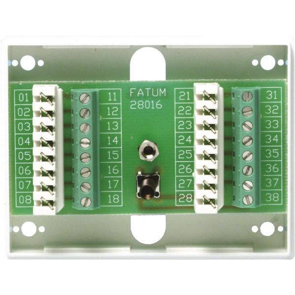 Larmbox Alarmtech Fatum Mini 16-polig, med sabotagekontakt Slits/skruv