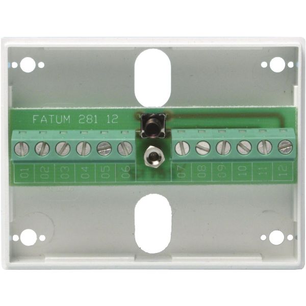 Larmbox Alarmtech Fatum Mini 10-polig, skruvmodell Max. 12 dubbla kärnor