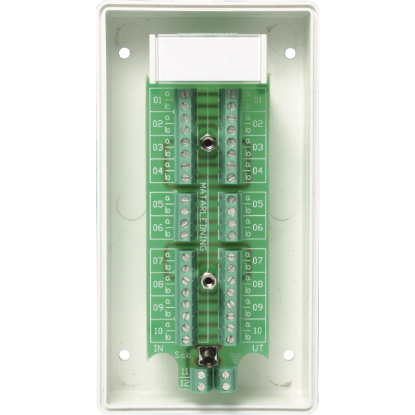 Alarmboks Alarmtech Fatum Modul 10 par, med sabotagekontakt Skrue/skrue