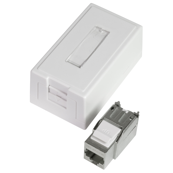 Modulaarinen pistorasia Elko EKO02824 6 A, RJ45 1 liitäntä