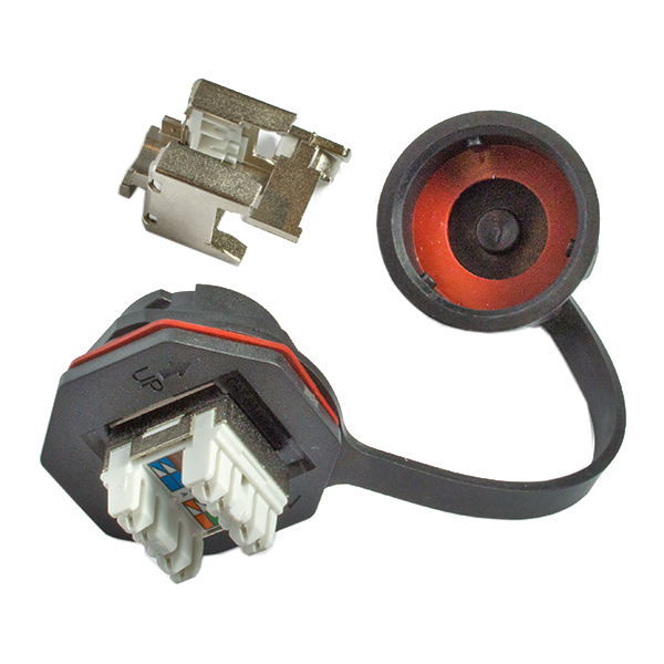 Teollisuusliitin Elko EKO02697 6 A, RJ45, IP67 