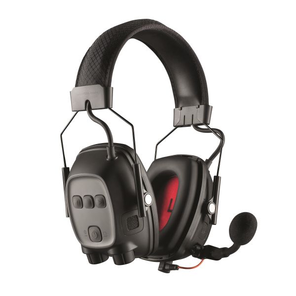 Høreværn Howard Leight Sync Impact med pandebånd, Bluetooth og skærm 