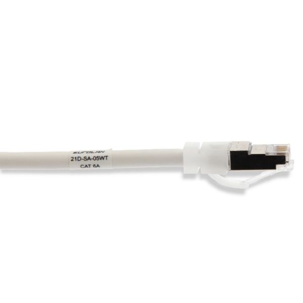 Patchkabel Eurolan 21D-S6A-02WT 1 x RJ45, 6 A 2 m
