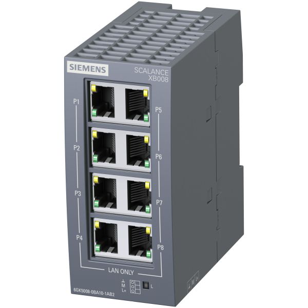Netværksswitch Siemens Scalance XB008 8XRJ45  