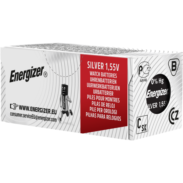 Knapcellebatteri Energizer Silveroxid 386/301, 1,55 V 