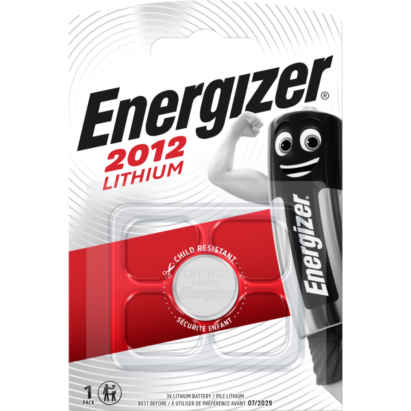 Knappcellebatteri Energizer Lithium CR2012, 3 V 