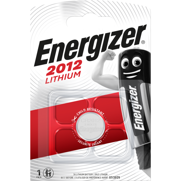 Nappiparisto Energizer Lithium CR2012, 3 V 