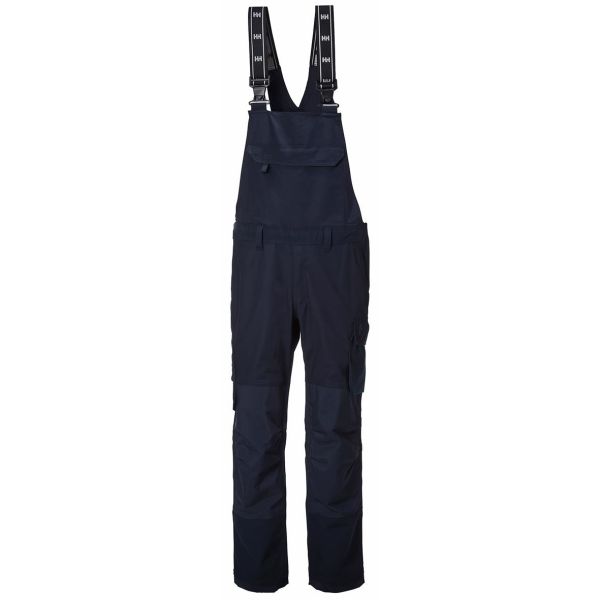 Arbeidsbukse Helly Hansen Workwear Oxford BIB marineblå, med bukseseler Marineblå C48