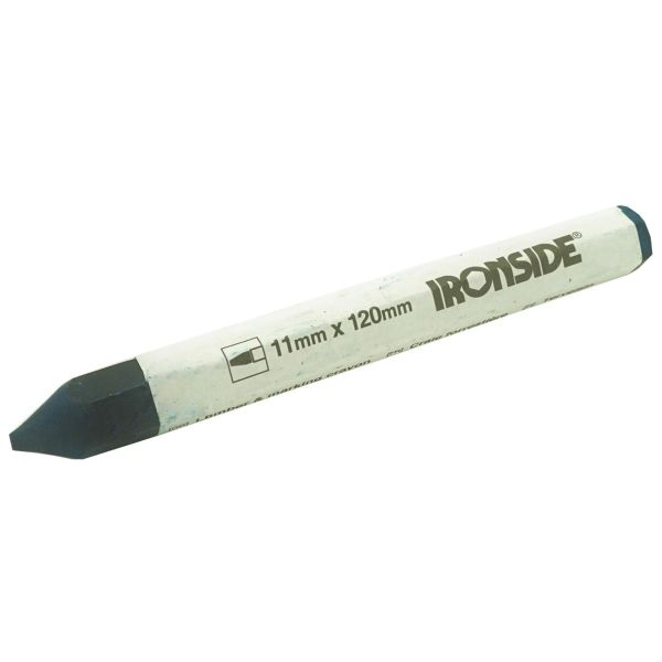 Fargekritt Ironside 100751 11 x 120 mm, sekskantet, 12-pakning Blå