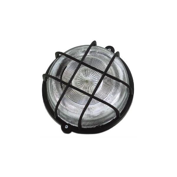 Gitterbeslag Gelia 110010241 rund, 100W, IP44 Sort