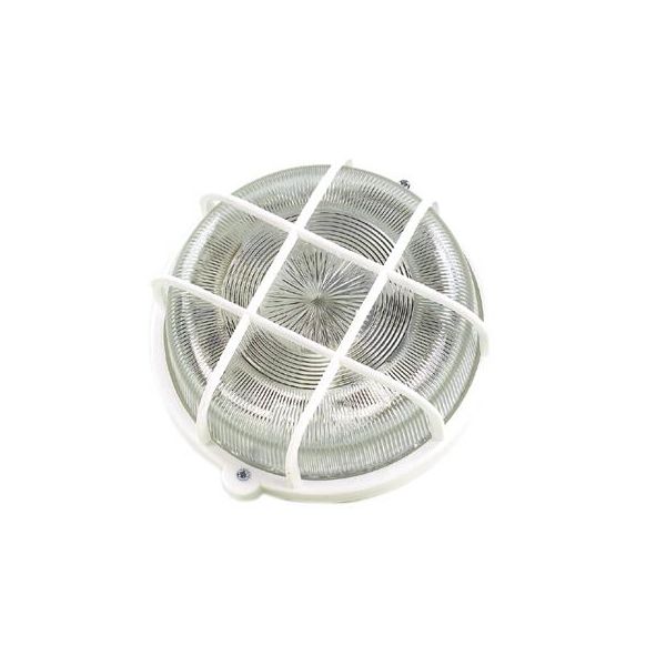 Gitterbeslag Gelia 110010240 rund, 100W, IP44 Hvid