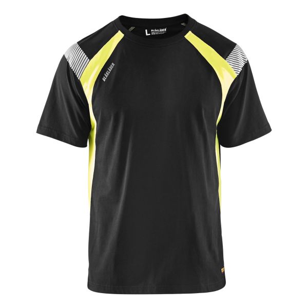 T-skjorte Blåkläder 333210309933XXXL svart/varselgul Str. XXXL