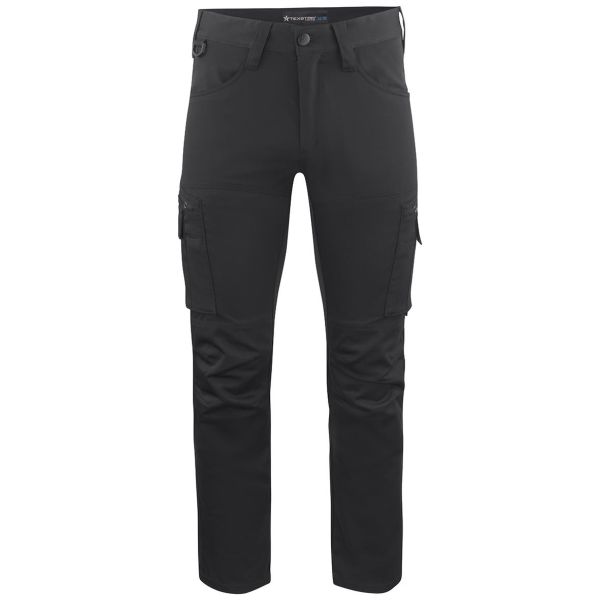 Servicebukser Texstar FP38 med stretch, sort 