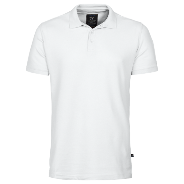 Poloskjorte Texstar PS03101000190 hvit 