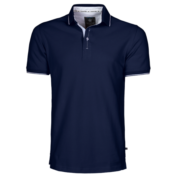 Poloskjorte Texstar PS05188000170 marineblå 