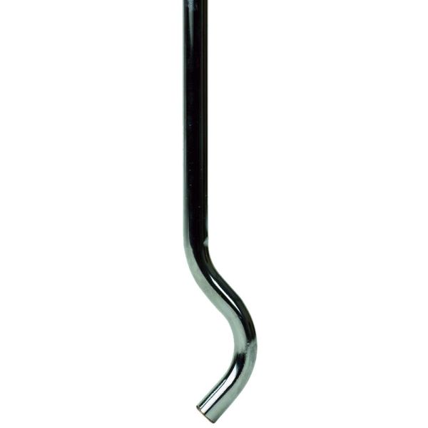 Omgå rør Trio Perfekta 3006008222 kromat, S-bøjet, halvhård, 1 m 15 mm
