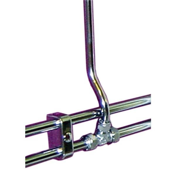 Omgå rør Trio Perfekta 3006008202 kromat, S-bøjet, halvhård, 1 m 12 mm