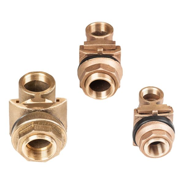 Enkelt adapter Z 4222262 AZH messing 32 (1 1/4"), 90 x 130 mm