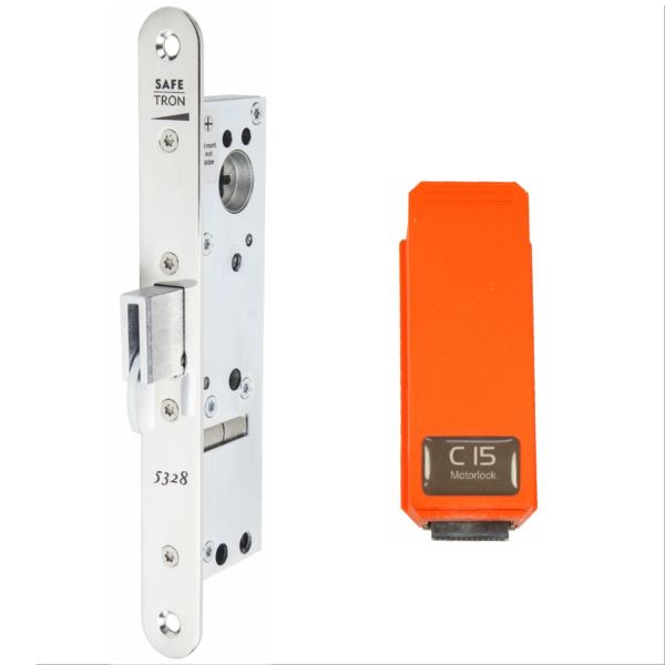 Motorlås pakke Axema C46 VAKA 5328 Safetron 