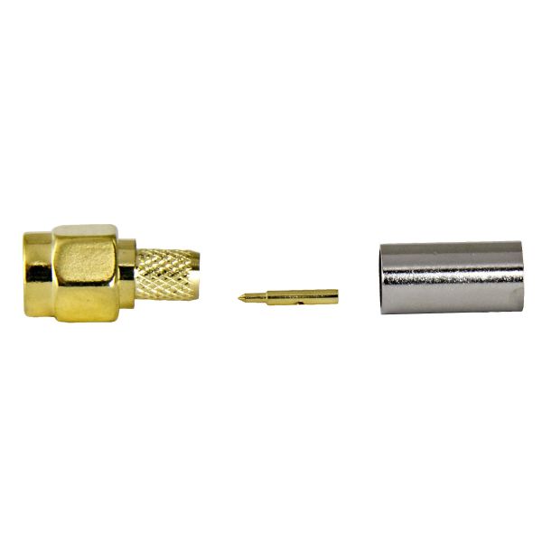 Verkkovirtakaapeli Televes 411601 SMA-tyyppi, 50 ohmille SMA-1, uros
