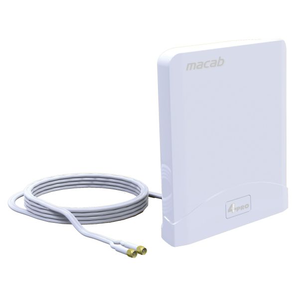 Antenne Televes Pro-1100 med feste og 2 m kabel 