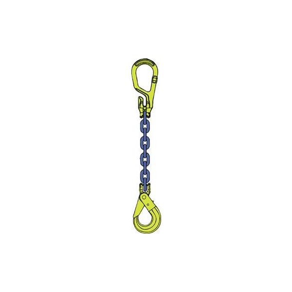 Løftekæde Gunnebo B790110 Ø6 mm x 2 m, 1,5T, 1-delt 