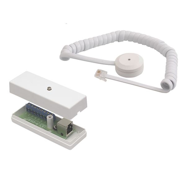 Glassknusedetektor Alarmtech GD 370-SJ for laminert glass med tilkoblingsboks