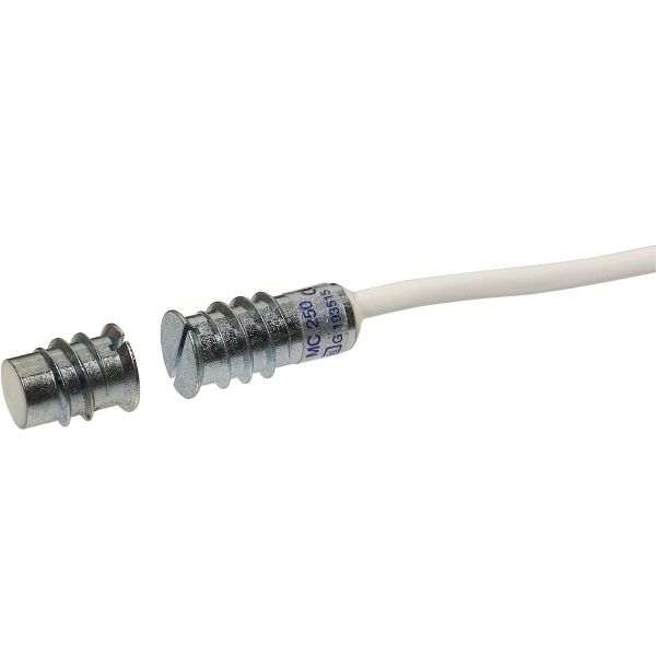 Magnetkontakt Alarmtech MC 250-P2,2K 2 m kabel modstand 2.2K ohm