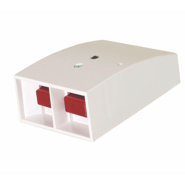 Overfald kontakt Alarmtech HB 120 elektronisk, 2 knapper 