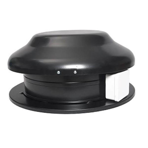 Loftventilator Östberg TKC 300 A Sort, cirkulær forbindelse 350 mm, Luftmængde: 68 l/s