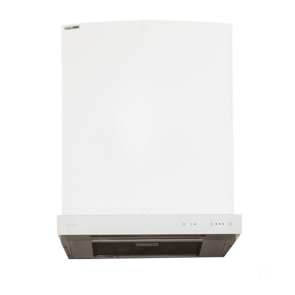 Emhætte Swegon CASA Jazz Smart PJV6R hvid, 598 x 99 x 525 mm Ventilation til højre