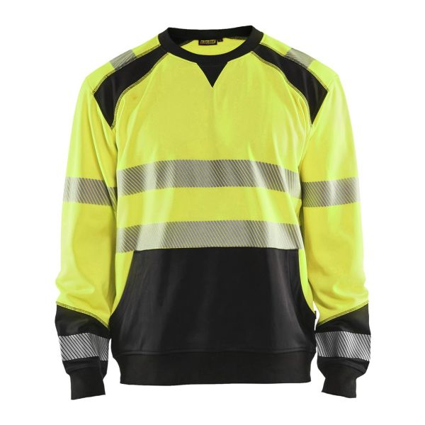 Hi-vis trøje Blåkläder 354125283399XXL Høj synlighed gul/sort Hi-Vis gul/sort Str. XXL