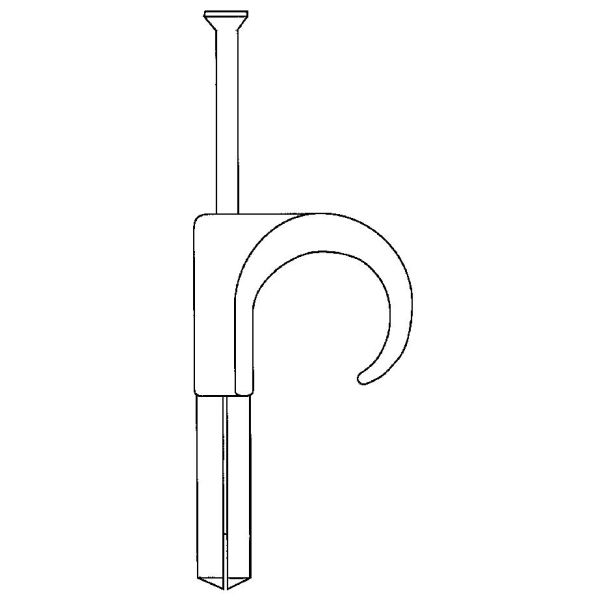 Tilslut clips Mepac 1500870 Til rundt kabel, pakke med 100 stk 16-19 mm