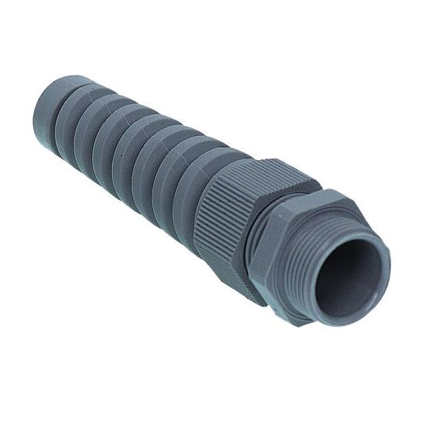 Ruuvattava liitin Rutab 1476135 IP68, harmaa, murtosuojalla M25 x 14-18 mm